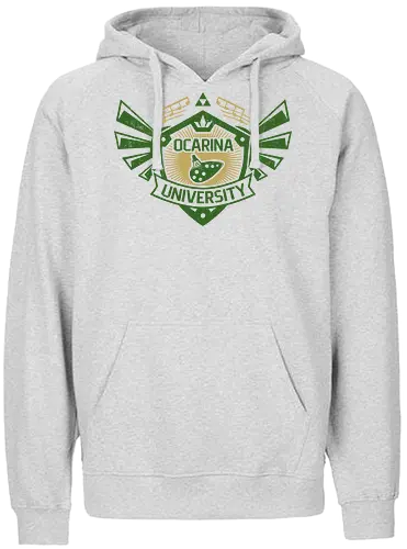 Ocarina University - ocarina, Hero of Time, gaming - Fairtrade Hoodie