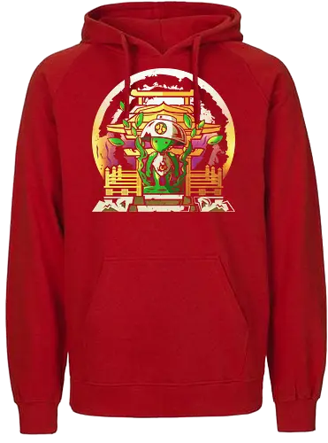 Kodama - kodama, yokai, baumgeist, Kami - Fairtrade Hoodie