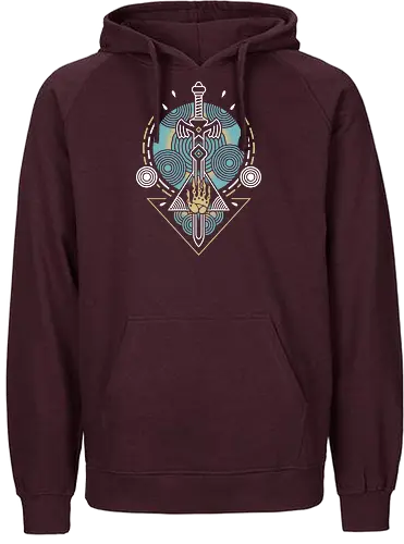 Grab The Sword - Hero of Time, kingdom, gaming, trs - Fairtrade Hoodie