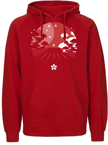 Blooming Japan - Bonsai, Vulcano - Fairtrade Hoodie