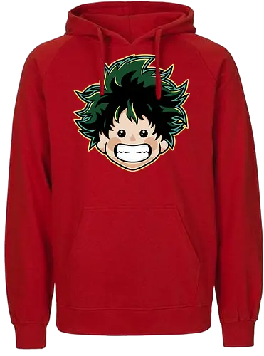 Deku Kawaii Face - boy - Fairtrade Hoodie