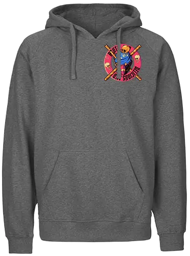 Cupcake - Brutal and Delicious - cupcake, sweets, muffin, pocket, skull, schädel - Fairtrade Hoodie