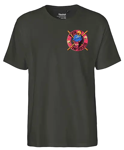Cupcake - Brutal and Delicious - cupcake, sweets, muffin, pocket, skull, schädel - Fairtrade T-Shirt
