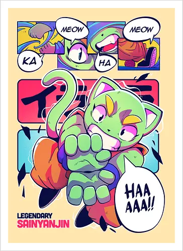 Ka-meow-ha-meow-ha!!