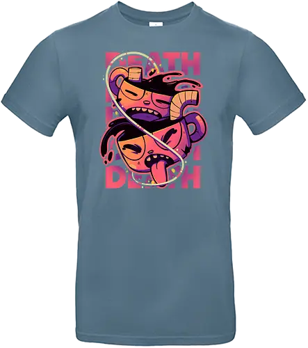 CupDEATH - cup, tod, gaming, cuphead, death - Standard T-Shirt