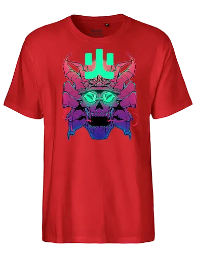 Cyber_Kabuto - samurai, kabuto, helm, japan, cyperpunk - Fairtrade T-Shirt