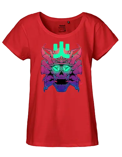 Cyber_Kabuto - samurai, kabuto, helm, japan, cyperpunk - Fairtrade Girl Shirt