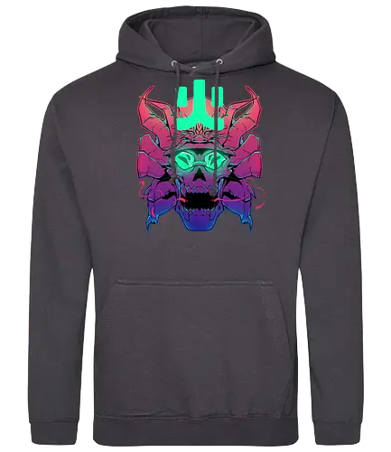 Cyber_Kabuto - samurai, kabuto, helm, japan, cyperpunk - Standard Hoodie