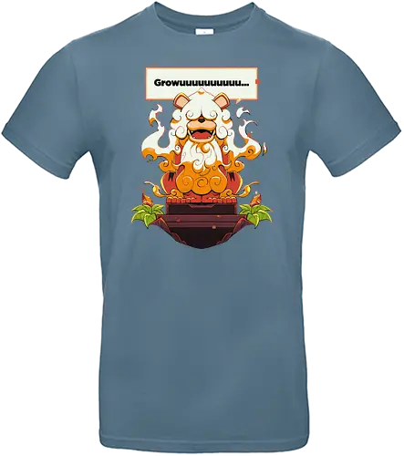 Growuuu - pocket, monster, fire, dog, good boy, Legends - Standard T-Shirt