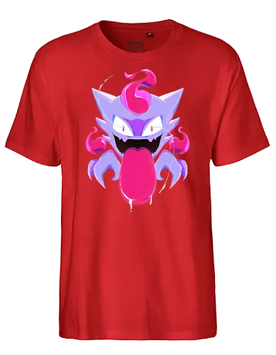 Booo! - ghost, pocket, monster, haunted, geist - Fairtrade T-Shirt