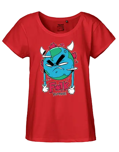 F*!k Humans! - nature, Global Warming, rth - Fairtrade Girl Shirt