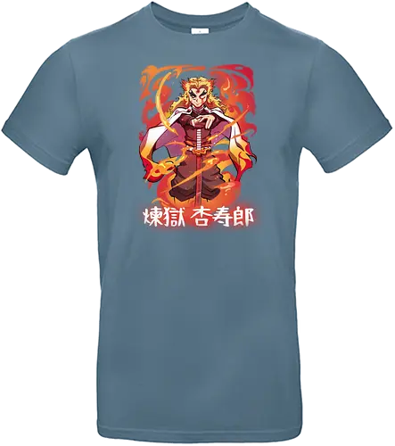 Fire!!! - demon, slayer, Rengoku, fire - Standard T-Shirt