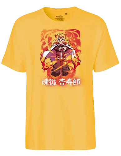 Fire!!! - demon, slayer, Rengoku, fire - Fairtrade T-Shirt