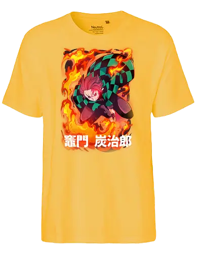 TJR!!! - Tanjirou, demon, slayer, anime, Mugen, train - Fairtrade T-Shirt