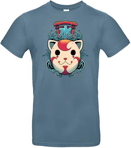Water Spirit - spirit, mask, cat, katze, japan - Standard T-Shirt