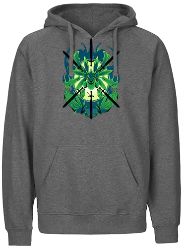 Swords Dance - pocket, monster, sword, dance, bug - Fairtrade Hoodie