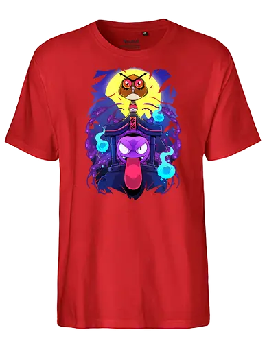 Will-O-Wisp - ghost, geist, pocket, monster, temple - Fairtrade T-Shirt