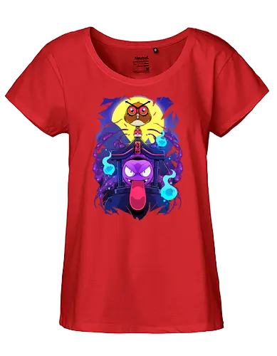 Will-O-Wisp - ghost, geist, pocket, monster, temple - Fairtrade Girl Shirt