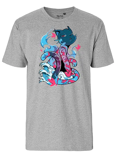 Tattoo Cat - tattoo, cat, katze - Fairtrade T-Shirt