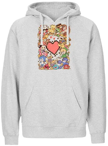 Nerd Attack - gaming, videogames, retrogames - Fairtrade Hoodie