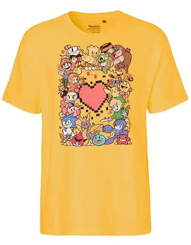 Nerd Attack - gaming, videogames, retrogames - Fairtrade T-Shirt