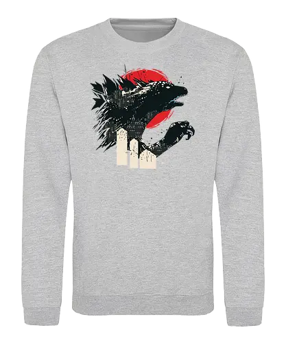 The Japanese Monster - kaiju, monster, japan - Sweatshirt