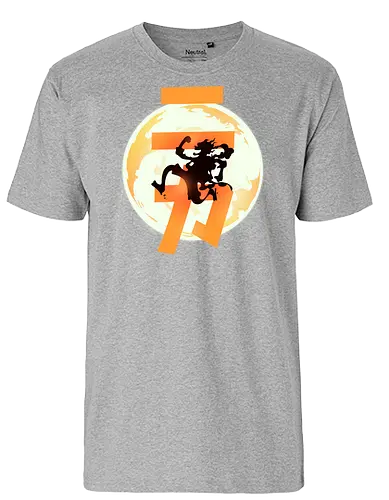 Nika :) - pirate, anime, sun, god, luffy - Fairtrade T-Shirt