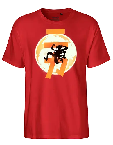 Nika :) - pirate, anime, sun, god, luffy - Fairtrade T-Shirt
