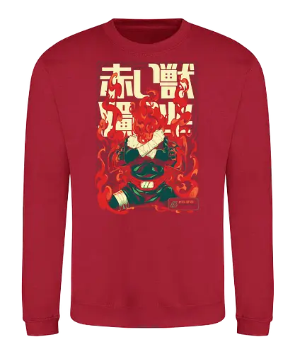 The green beast! - shinobi, ninja, anime, manga - Sweatshirt
