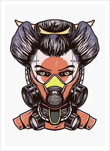 Cyberpunk Geisha