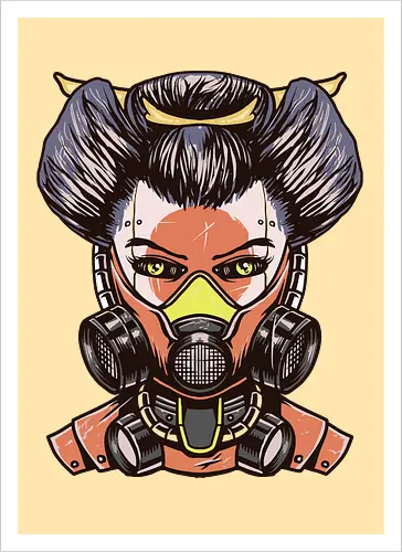 Cyberpunk Geisha