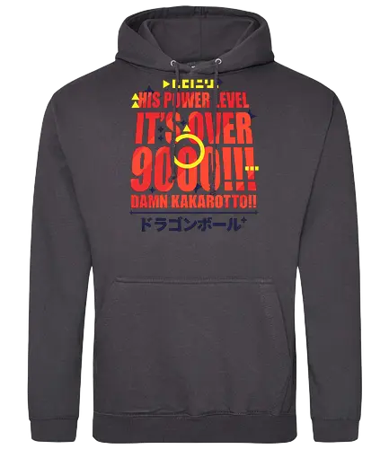 IT'S OVER 9000!!! - dragon, ball, power, over 9000, anime, manga - Standard Hoodie