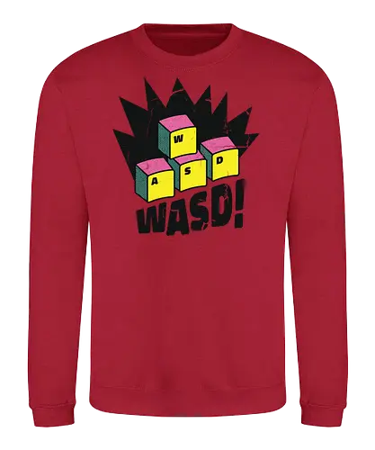 WASD! - wasd, gaming, gamer - Sweatshirt