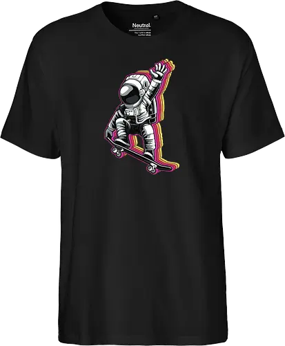 Skater Astronaut - astronaut, skater, Skating, space - Fairtrade T-Shirt