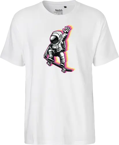 Skater Astronaut - astronaut, skater, Skating, space - Fairtrade T-Shirt