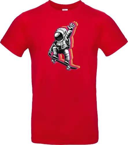 Skater Astronaut - astronaut, skater, Skating, space - Standard T-Shirt