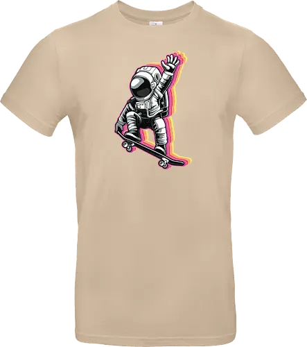 Skater Astronaut - astronaut, skater, Skating, space - Standard T-Shirt