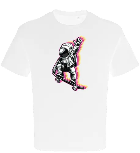 Skater Astronaut - astronaut, skater, Skating, space - Oversize T-Shirt