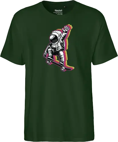 Skater Astronaut - astronaut, skater, Skating, space - Fairtrade T-Shirt