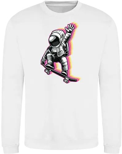 Skater Astronaut - astronaut, skater, Skating, space - Sweatshirt