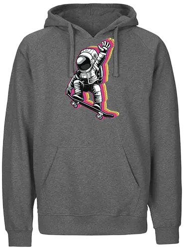 Skater Astronaut - astronaut, skater, Skating, space - Fairtrade Hoodie