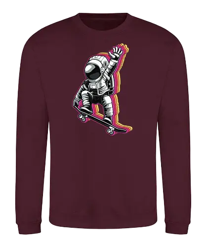 Skater Astronaut - astronaut, skater, Skating, space - Sweatshirt