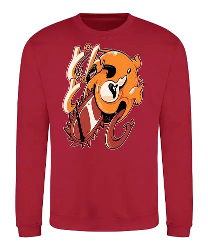 Chainsaw Chibi - chainsaw, dog, devil - Sweatshirt