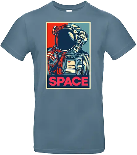 Space Hope - space, astronaut, science - Standard T-Shirt