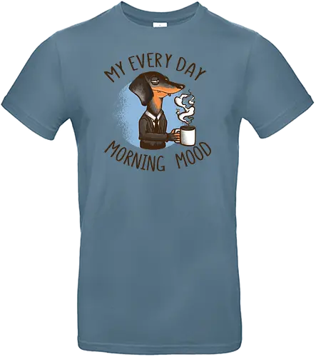 Morning Mood - morning, coffee, Mood, kaffee, grumpy, müde, tired - Standard T-Shirt