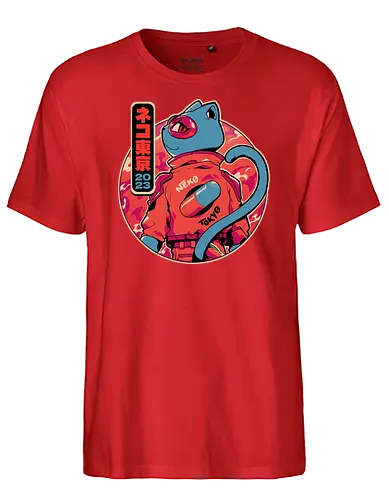 Neko Tokyo - neko, neo tokyo, akira, anime - Fairtrade T-Shirt