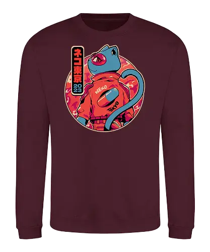 Neko Tokyo - neko, neo tokyo, akira, anime - Sweatshirt