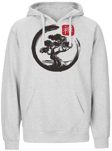 Japanese Bonsai - Bonsai, tree, sumi-e, baum - Fairtrade Hoodie