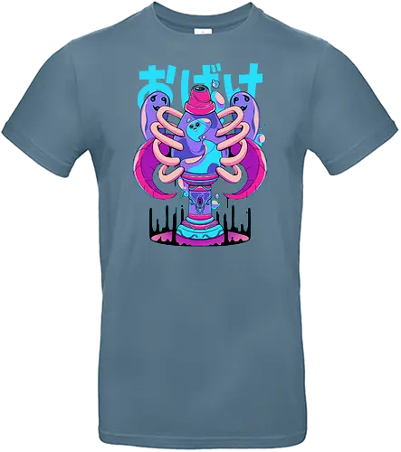 Ghost Lamp - ghost, oni, yokai, lavalampe, neon - Standard T-Shirt
