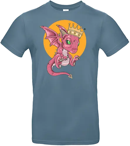 King Baby Dragon - fantasy, drache, cute - Standard T-Shirt